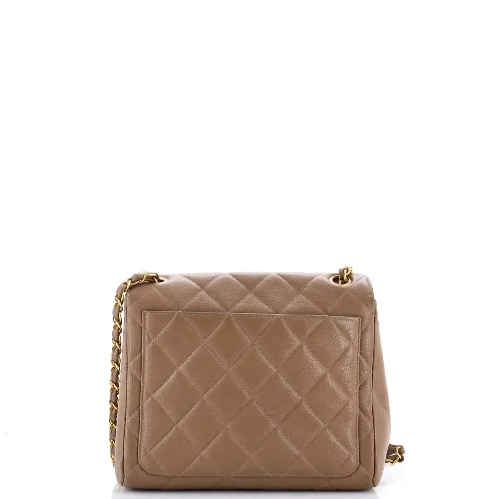 Chanel Vintage Square Cc Flap Bag #242393C45B - Picture 3 of 9